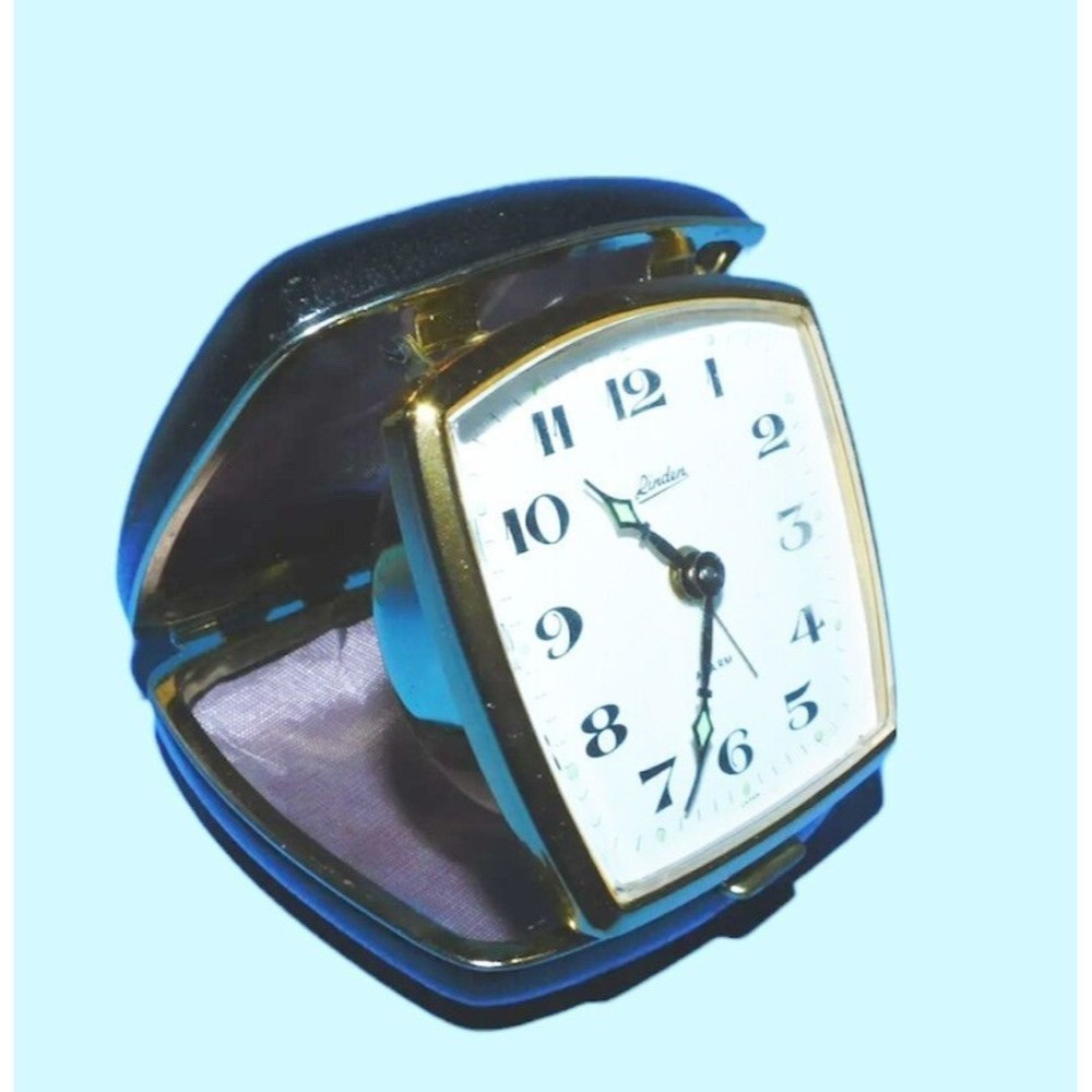 VINTAGE LINDEN TRAVEL ALARM CLOCK No 461